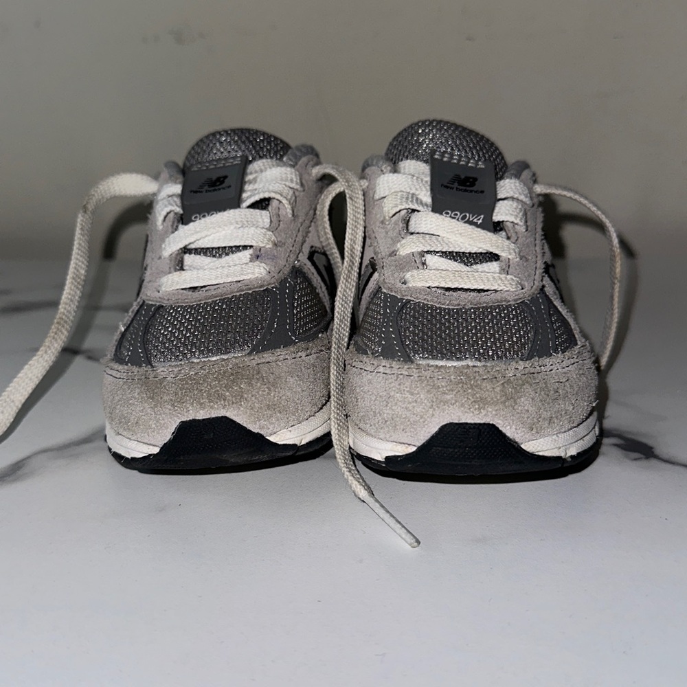 Pre-owned New Balance Kids' Black and Gray 999v4 Sneakers - Picture 4 of 14